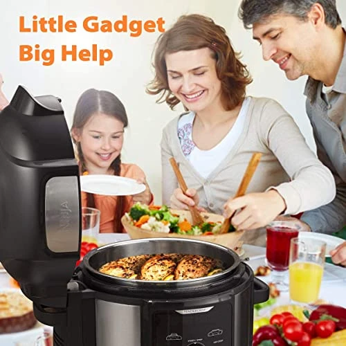 Stainless Steel Inner Pot Compatible With Ninja Foodi 8 Quart Accessories Replacement Insert Liner - Image 6