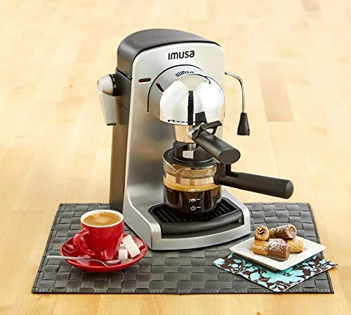 USA GAU-18215 4 Cup Bistro Electric Espresso/Cappuccino Maker With Carafe, Silver - Image 6