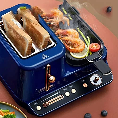 WOCOYOMBJ Bread Maker Breakfast Maker Toast Bread Frying Egg Cooking Machine For Steaming Stewing Stir Fried Kitchen
