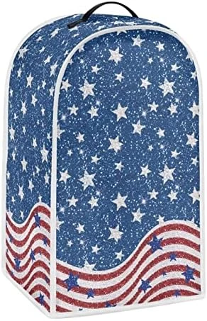 Biyejit Teal Marble Print Blender Covers For Kitchen, Dust And Fingerprint Appliance Protector With Durable Hanlde, Dust Covers For Kitchen Appliances Stand Mixer Or Maker Coffee Appliance Cover - Image 5