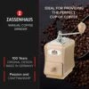 - 40098 Zassenhaus Santiago Coffee Mill Grinder Beech Wood, 5.5 X 3.5 X 7.8, Natural Varnish