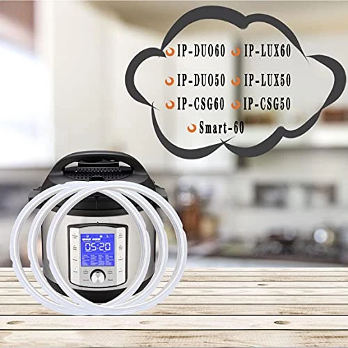 Sealing Ring Silicone Sealing Ring For Electric Pressure Cooker 5 Or 6 Quart (3 Pack)