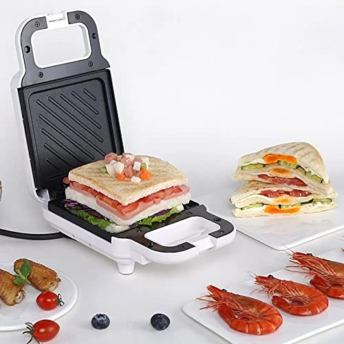 Mbj Bread Maker Sandwich Breakfast Machine Household Small Multi-Function Toast Press Toaster Bread Machine (Color : Pink, Size : EU) - Image 5