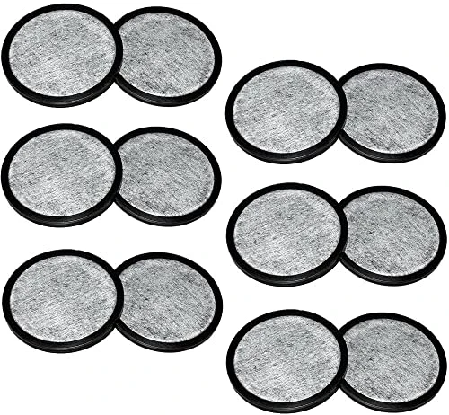 12-Pack Of Mr. Coffee Compatible Water Filter Discs - Fit Mr Coffee Compatible Filters - Replacement Charcoal Water Filter Discs For Mr Coffee Coffee Brewers