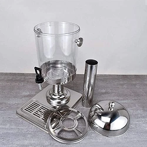Beer Tower Dispenser Drink Beverage Dispenser Beer Dispenser With Cooler Stainless Steel Beer Dispenser With Ice Core, Large Capacity Beverage Dispenser Juice And Cocktail Cans Bar Club Party Accessor - Image 3
