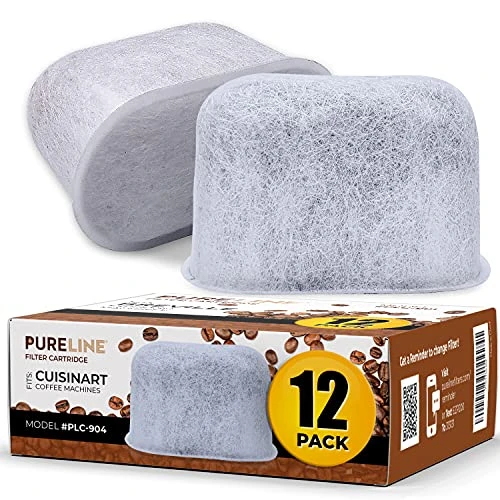 Urleine Replacement For Cuisinart Coffee Maker Charcoal Water Filter, Replacement For All Cuisinart Coffee Macines (12 Pack)