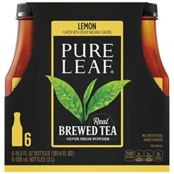 Sweetened Iced Tea With Lemon, 16.9 Fl Oz (Pack Of 6)