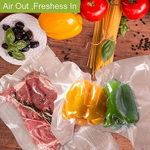 200 Quart Size 8 X 12 Inch Vacuum Sealer Freezer Storage Machine Bags For Food,Vac Seal A Meal Bags With BPA Free Sous Vide Vaccume Seal Safe PreCut Bag - Image 3