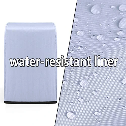 Uxja Food Processor Cover For Cuisinart And Hamilton Beach 10-14 Cup Processor, Food Processor Dust Cover With Accessories Pockets, Gray - Image 3