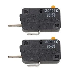 [SZM-V16-FD-63 Switch OEM Mania] SZM-V16-FD-63 2-Pack New OEM Produced For LG GE Starion Microwave Oven Door Micro Switch For LG GE Starion 3405-001034 3405-000178. Fits GE Microwave JVM1750DP1WW