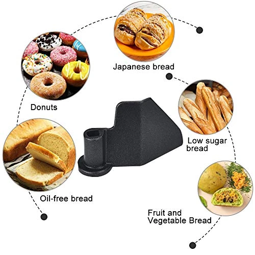 MONSIVILIA Universal Bread Maker Paddle Replacement Blade Paddle For Breadmaker Machine Carbon Steel Non-Stick Coating Bread Maker Blade Mixing Paddle For Breadmaker Machine - Image 4