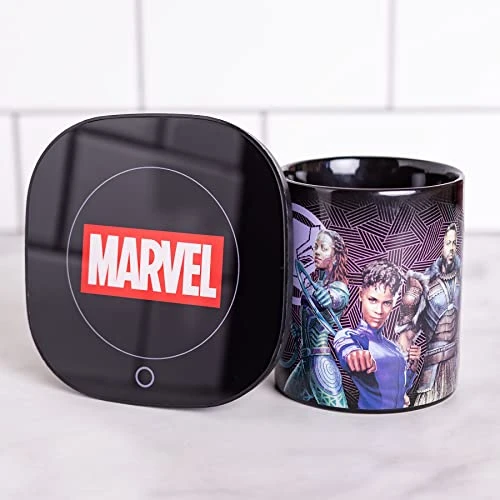 Lack Panther Wakanda Forever Mug Warmer With Mug β Keeps Your Favorite Beverage Warm - Auto Shut On/Off - Image 3