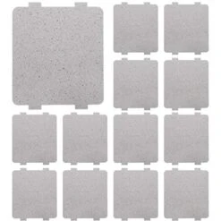 12 Pieces Waveguide Cover Universal Mica Plates Sheets For Microwave Oven Repairing Replacement Part Thick Heat Insulation Accessories, Cut To Size, 108 Mm X 99 Mm