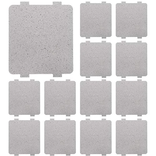 12 Pieces Waveguide Cover Universal Mica Plates Sheets For Microwave Oven Repairing Replacement Part Thick Heat Insulation Accessories, Cut To Size, 108 Mm X 99 Mm