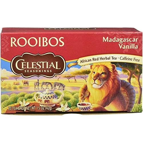 Celestial Seasonings® Rooibos Tea, Madagascar Vanilla 20 Ea ( Pack Of 6)