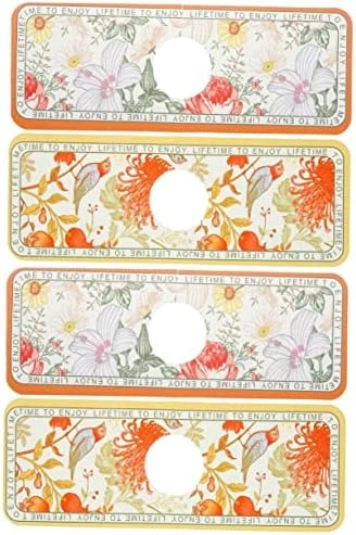 Zerodeko 8 Pcs Absorbent Pad Sink Draining Mat Microfiber Dish Mat Drainage Mat Sink Water Catcher Mat Non- Faucet Drip Catcher Faucet Absorbent Mats Diatom Mud Washable Splash Pad - Image 8