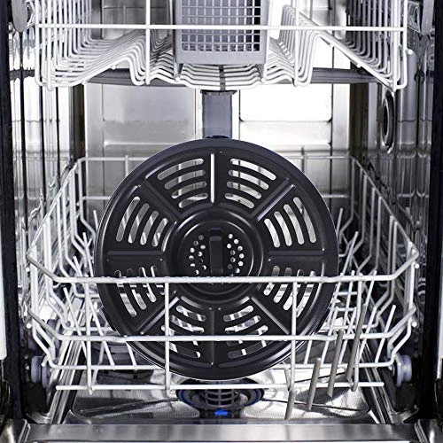 8.2 Inch Air Fryer Replacement Crisper Plate For Ninja Air Fryer Ninja Foodi Pressure,Grill Pan For Ninja FD401 Foodi Crisper Plate,Air Fryer Accessories,Non-Stick Fry Pan,Dishwasher Safe - Image 2