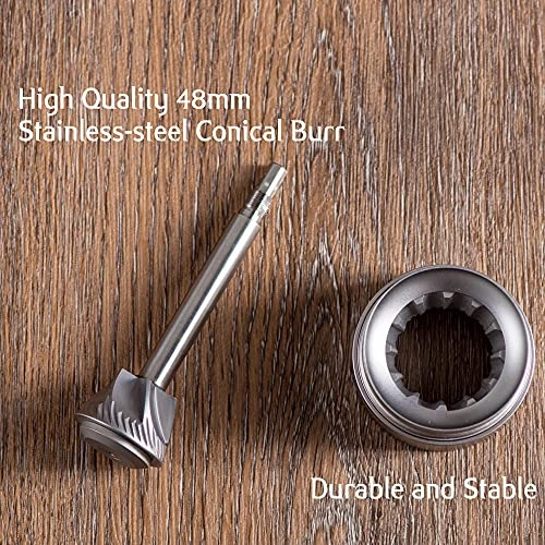 1Zpresso JX PRO Manual Coffee Bean Grinder With Adjustable Setting Patented Conical Burr Grinder For Coffee Bean & Aeropress Drip Coffee Espresso French 35 G Bundled With HogoR Instruction Manual - Image 5