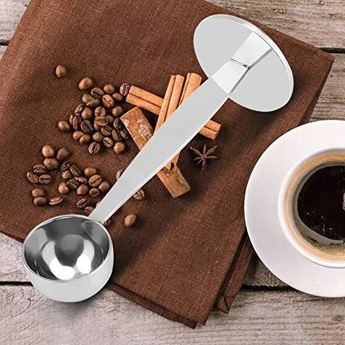 Coffee Spoons Stainless Steel, 2-in-1 Tamping Coffee Spoon Coffee Tea Measuring Scoop Coffee Tamper For Both Scooping And Tamping - Image 5