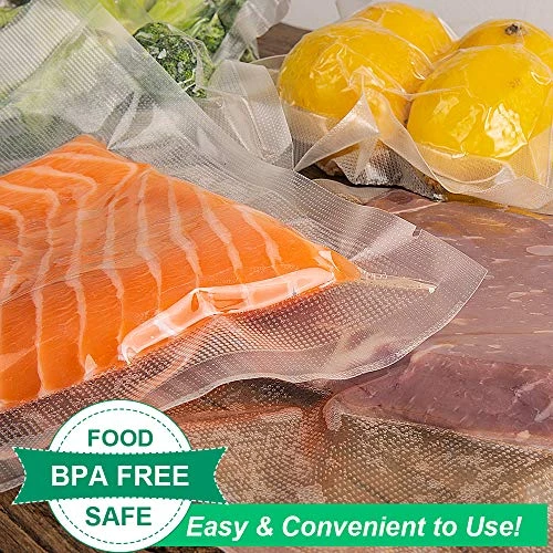 200 Count Quart 8x12Inch Vacuum Sealer Bags With BPA Free,Heavy Duty,Great For Vac Storage Or Sous Vide Cooking - Image 3